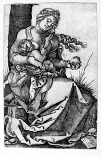 Maria mit Christuskind und Birne