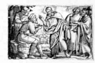 Christus heilt einen Blindgeborenen