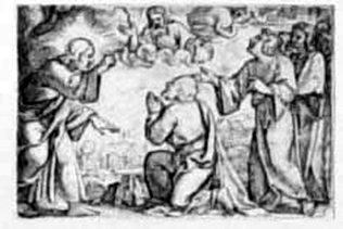 Petrus erhält von Christus die Schlüsselgewalt