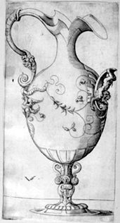 Vase mit einem Henkel
