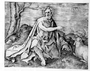Johannes der Täufer in der Wüste