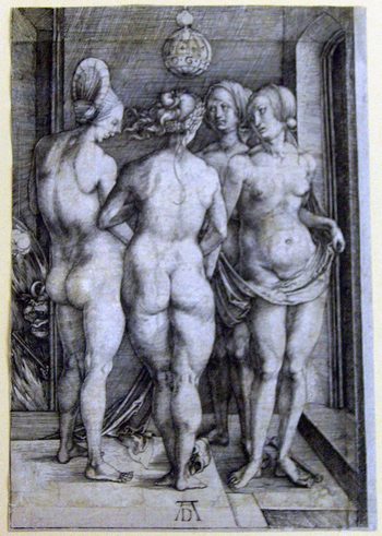 Four nackten Women