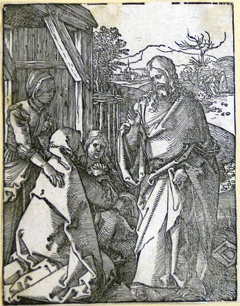 Christ nimmt Abschied of his Mother