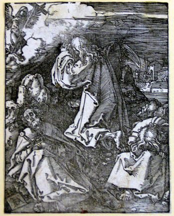 Christ Praying on the Mount of Olives in the Garden of Gethsemane