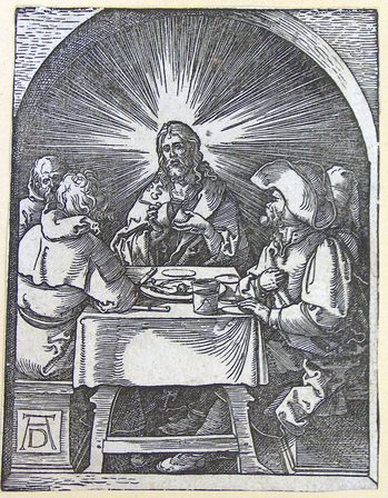 The Boy begegnen the Auferstandenen on the Weg after Emmaus