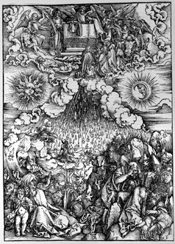 Vision der Öffnung des siebten Siegels