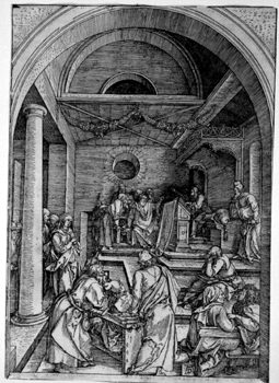 Zwölfjähriger Christus im Tempel unter den Schriftgelehrten