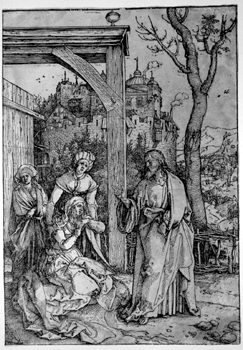 Christus nimmt Abschied mit seiner Mutter