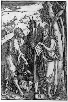 Johannes der Täufer mit Hl. Hieronymus