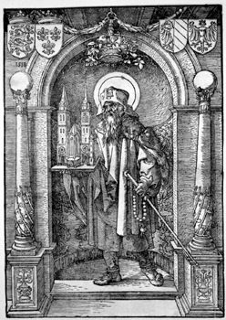 Hl. Sebaldus in der Nische