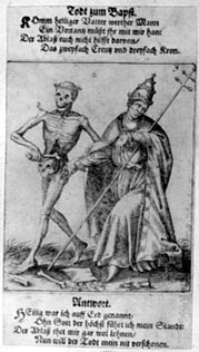 Death at the Pope (angeblich Felix V.)