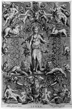 Allegorische Darstellung der Vier Elemente - Erde