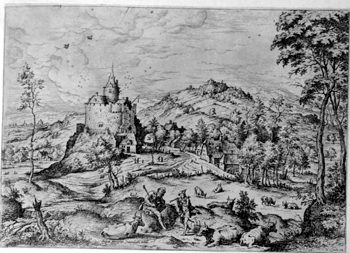 Landschaft mit Merkur, Io und Argus