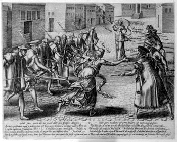 Allegorische Darstellung - Dornenpfad der Gerechtigkeit