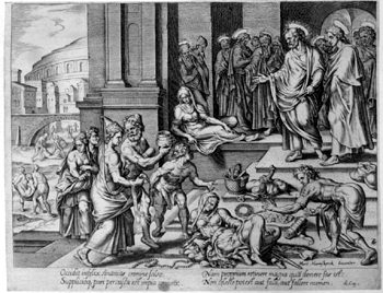 Betrug des Hananias und der Saphira