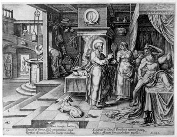 Petrus heilt den Äneas in Lydda