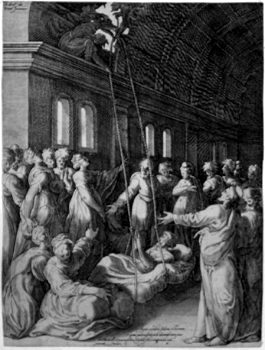 Christus heilt den Gichtbrüchigen