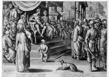 Paulus vor König Agrippa und dem Statthalter Festus