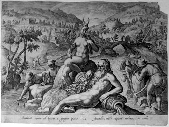 Flußgott, Goddess Diana and the Fischer