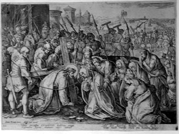 Kreuztragender Christus mit Hl. Veronika