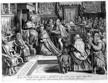 Coronation of Cosimo I. Medici zum Großherzog of Toskana