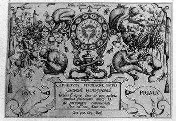 Titelblatt >>Ad huc Coelum voluitur Proh temporis error <<