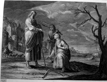 Elias mit der Witwe von Sarepta