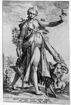 Allegorische Darstellung der Sieben Todsünden - Luxuria - Wollust