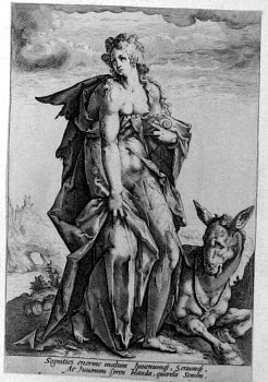 Allegorische Darstellung der Sieben Todsünden - Segnities - Trägheit