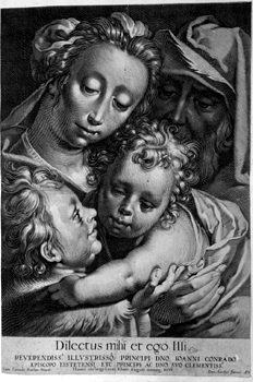 Heilige Familie mit kleinem Johannes dem Täufer