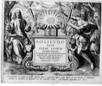 Title Page >>SOLITUDO SIVE VITAE PATRUM Eremicolarum... Perantiqussimu