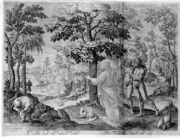 Gottvater with Adam and Eve