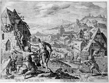 Cain erbaut the city Henoch