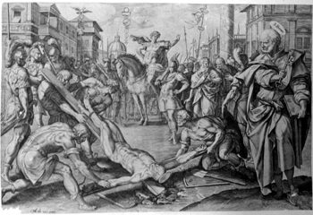 Hl. Petrus und sein Märtyrertod