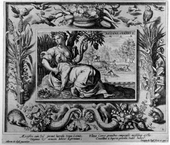 Allegorische Darstellung - Vier Jahreszeiten - Sommer