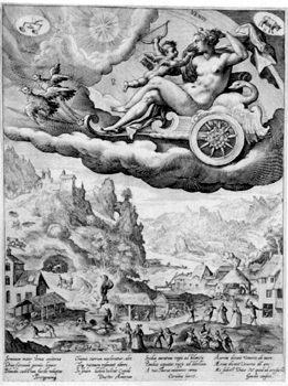 Allegorische Darstellung - Venus - Sternzeichen Waage und Stier