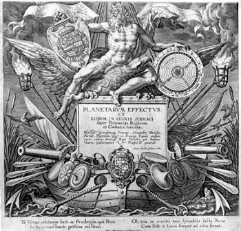 Title Page >>Planetarum effectus et eorum in signis zodiaci super Provincias Regiones et Ciutates dominia<<