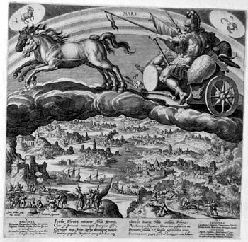 Allegorical Representation - Mars - Sternzeichen Widder and Skorpion