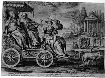 Allegorical Representation the Virtues Wahrheit and Glaube