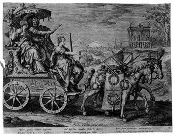 Allegorical Representation the Virtues - Gerechtigkeit and Weisheit