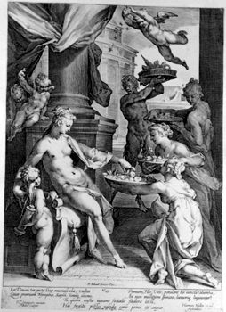 Waldnymphen übergeben the Venus erste Saisonfrüchte