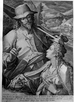 Christ as Gardener with Mary Magdalene - Noli me tangere
