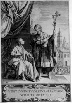 Glorifizierung der Stadt Augsburg durch die christliche Religion