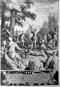 Martyrium der Mutter und der Mägde der Hl. Afra