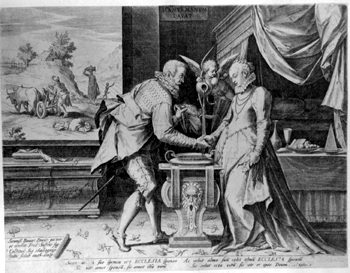 Allegorical Representation - A Hand wäscht the andere