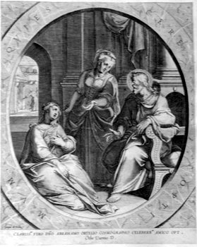 Christ with Mary and Marta