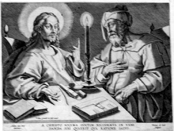 Gespräch Christi mit Nikodemus