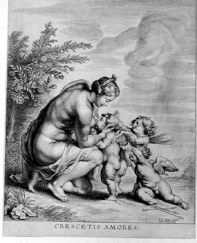 Venus, the Liebesgötter säugend