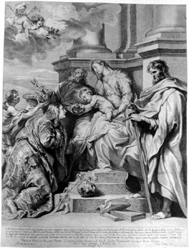 Mary with the Christ Child and Sts. Rosalie, Peter and Paul