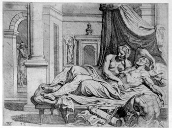 Penelope zweifelt an Odysseus